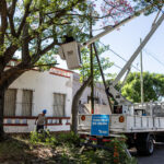 PROFUNDIZAN OPERATIVOS DE DESPEJE DE LUMINARIAS EN BARRIOS DE ALTE BROWN